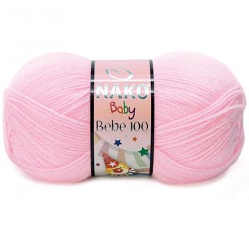 Nako Bebe 100 2197 Açık Pembe Örgü İpi