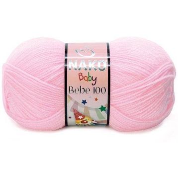 Nako Bebe 100 2197 Açık Pembe Örgü İpi