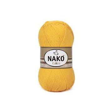 Nako Calico 4285 Sarı El Örgü İpi