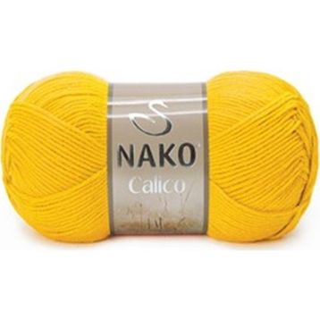 Nako Calico 4285 Sarı El Örgü İpi