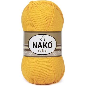 Nako Calico 4285 Sarı El Örgü İpi