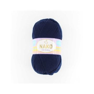Nako Elit Baby 10094 Lacivert El Örgü İpi