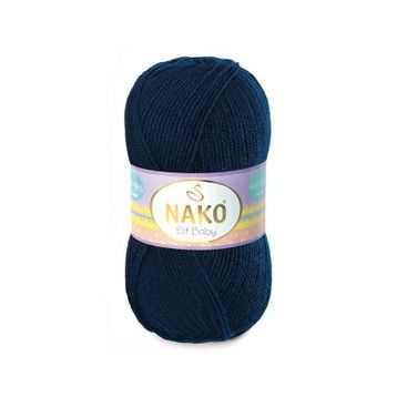 Nako Elit Baby 10094 Lacivert El Örgü İpi