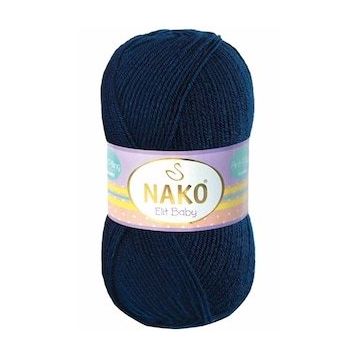 Nako Elit Baby 10094 Lacivert El Örgü İpi