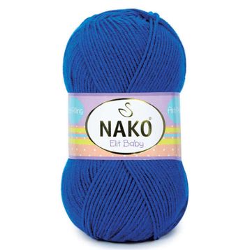 Nako Elit Baby 10346 Royal Mavi El Örgü İpi