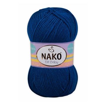 Nako Elit Baby 10346 Royal Mavi El Örgü İpi