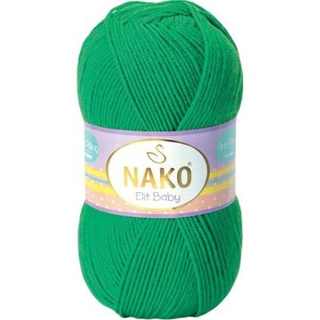 Nako Elit Baby 1594 Yeşil El Örgü İpi