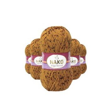Nako No: 31750 5 Adet Vega Tweed Premium Akrilik El Örgü İpi Yünü