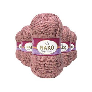 Nako No: 31760 5 Adet Vega Tweed Premium Akrilik El Örgü İpi Yünü