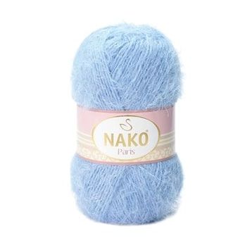 Nako Paris 4129 Mavi El Örgü İpi