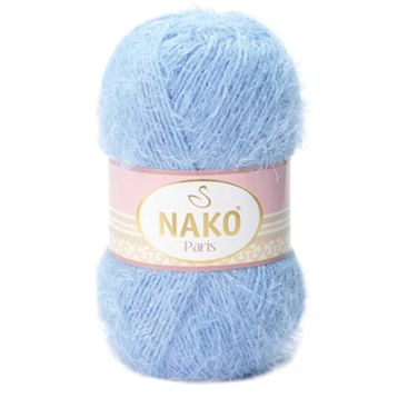 Nako Paris 4129 Mavi El Örgü İpi