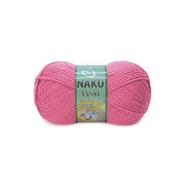 Nako Renk No:180 Kuru Gül 5 Adet Vizon Premium Akrilik El Örgü İpi Yünü