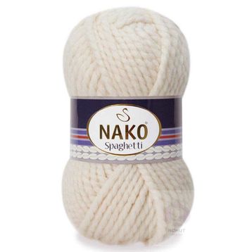 Nako Spaghetti 288 Bone Grey El Örgü İpi