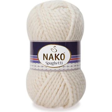 Nako Spaghetti 288 Bone Grey El Örgü İpi