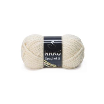 Nako Spaghetti 288 Bone Grey El Örgü İpi
