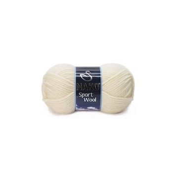 Nako Sport Wool 4109 Kaymak Krem El Örgü İpi