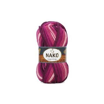 Nako Vega Stripe 82413 El Örgü İpi