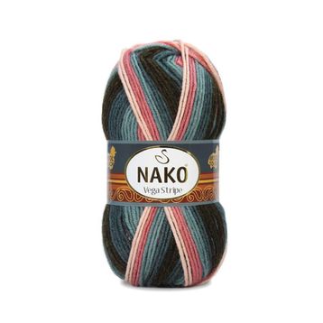 Nako Vega Stripe 82418 Örgü İpi