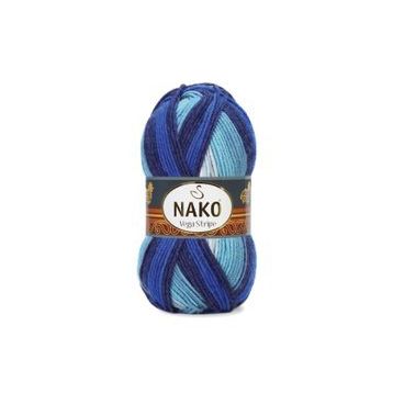 Nako Vega Stripe 82423 El Örgü İpi