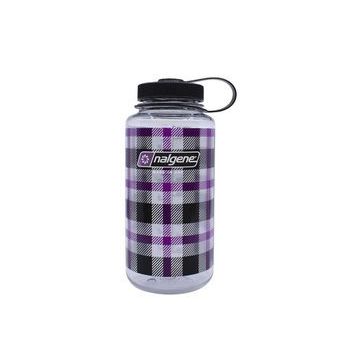 Nalgene 32 Oz Wide Mouth Purple Plaid Suluk