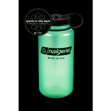 Nalgene 32oz WM Green Glow / Siyah Cap Tritan Suluk