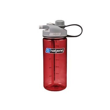 Nalgene Multi Drink Red Gray Cap Tritan Suluk
