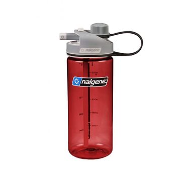 Nalgene Multi Drink Red Gray Cap Tritan Suluk