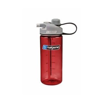 Nalgene Multi Drink Red Gray Cap Tritan Suluk