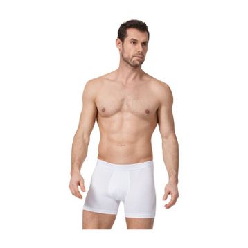 Namaldi ELF568N1283CCM6 Beyaz 6'lı Likralı Erkek Boxer