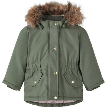 Name İt Nmfmarlın Parka Jacket Haki Kadın Mont