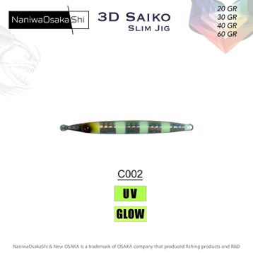 NaniwaOsakashi 3D Saiko 20 gr C002 Slim Jig