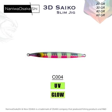 NaniwaOsakashi 3D Saiko 20 gr C004 Slim Jig