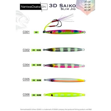 NaniwaOsakashi 3D Saiko 30 gr C006 Slim Jig