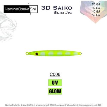NaniwaOsakashi 3D Saiko 30 gr C006 Slim Jig