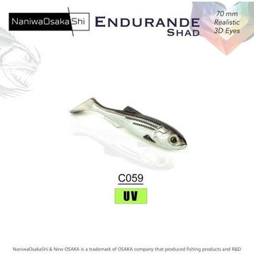 NaniwaOsakashi Endurande Shad 70 mm C059 Silikon Yem