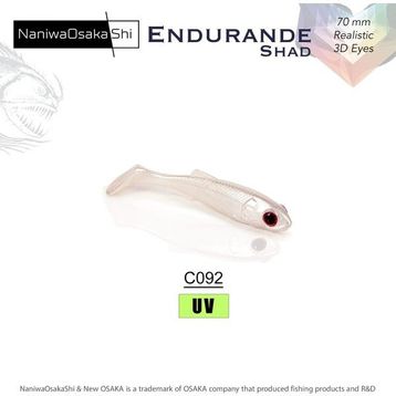 NaniwaOsakashi Endurande Shad 70 mm C092 Silikon Yem