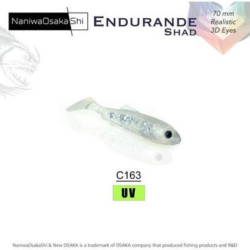 NaniwaOsakashi Endurande Shad 70 mm C163 Silikon Yem