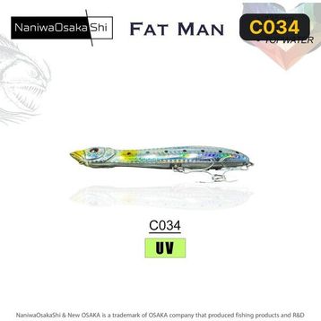 NaniwaOsakashi Fat Man 135 mm 26 gr Topwater C034 Sahte Balık