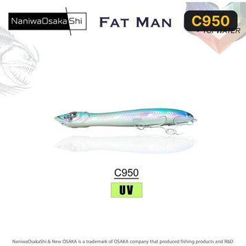 NaniwaOsakashi Fat Man 135 mm 26 gr Topwater C950 Sahte Balık