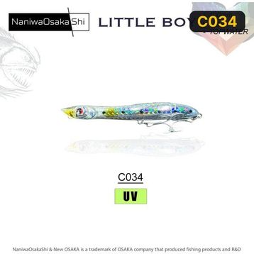 NaniwaOsakashi Little Boy 100 mm 11 gr Topwater C034 Sahte Balık