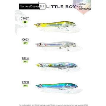 NaniwaOsakashi Little Boy 100 mm 11 gr Topwater C693 Sahte Balık