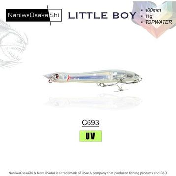 NaniwaOsakashi Little Boy 100 mm 11 gr Topwater C693 Sahte Balık