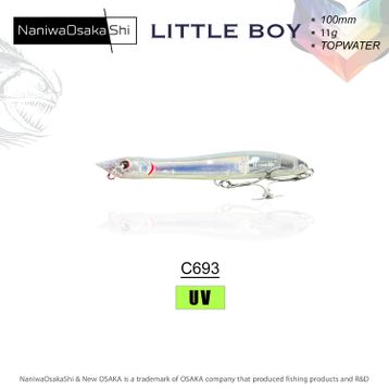 NaniwaOsakashi Little Boy 100 mm 11 gr Topwater C693 Sahte Balık