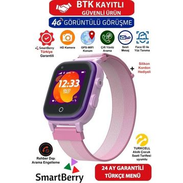 Nano Z40 Pembe Mor Çocuk Akıllı Saat