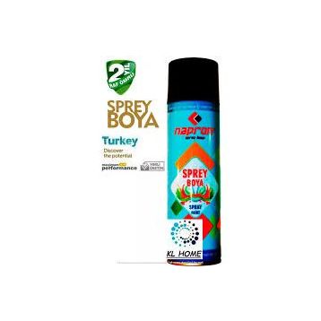 Napron Mat Siyah 200 ml Sprey Boya
