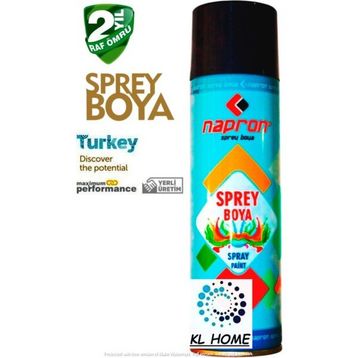 Napron Mat Siyah 200 ml Sprey Boya