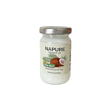 Napure Doğal %100 Soğuk Sıkım Cocos Nucifera 100 ml Hindistan Cevizi Yağı