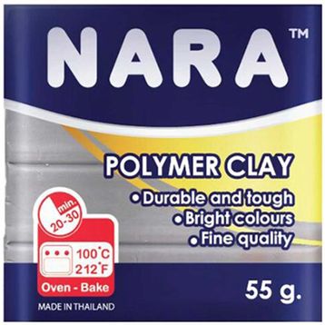 Nara Pm11 Light Grey 55 gr 6'lı Şirink Polimer Kil