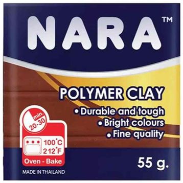 Nara Pm46 Brown 55 gr 6'lı Şirink Polimer Kil