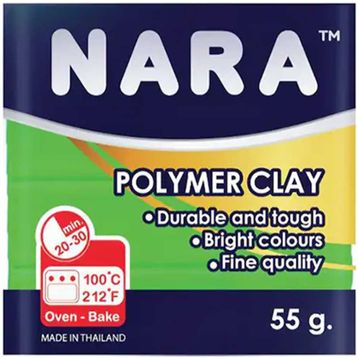 Nara Pm53 Neon Green 55 gr 6'lı Şirink Polimer Kil